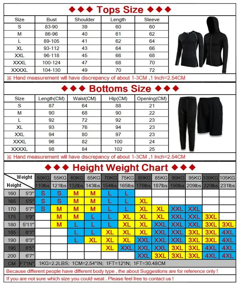 Men's Gym Training Fitness Sportswear Tights Slim Clothes Running Workout Tracksuit Suits Quick Drying High Elastic Sports Wear